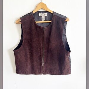 Vintage 90s Marsh landing brown leather best size large